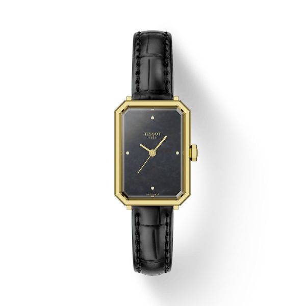 Montre mixte Tissot Srv réf. T1601103612600, mouvement quartz, boîtier 30 mm, cuir, verre saphir – vue principale, Horlova Maroc