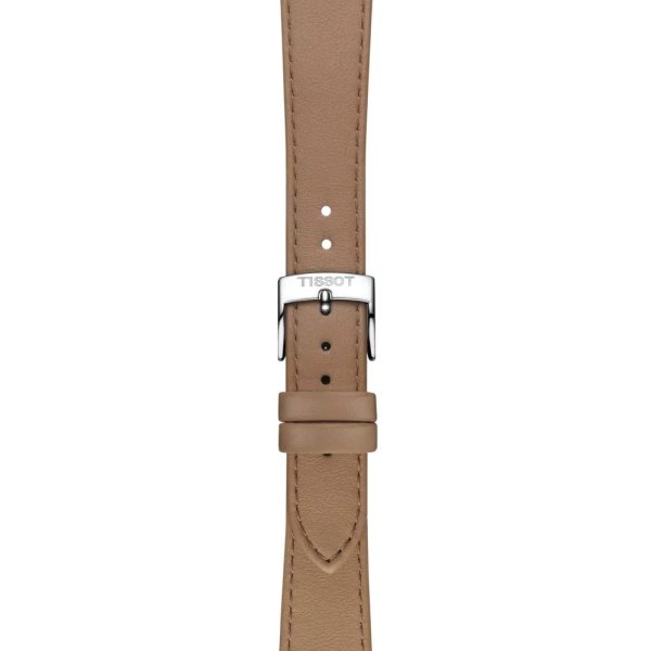 Montre mixte Tissot Stylist réf. T1599091603100, mouvement quartz, boîtier 32 mm, acier inoxydable, cuir, verre saphir – quatrième vue
